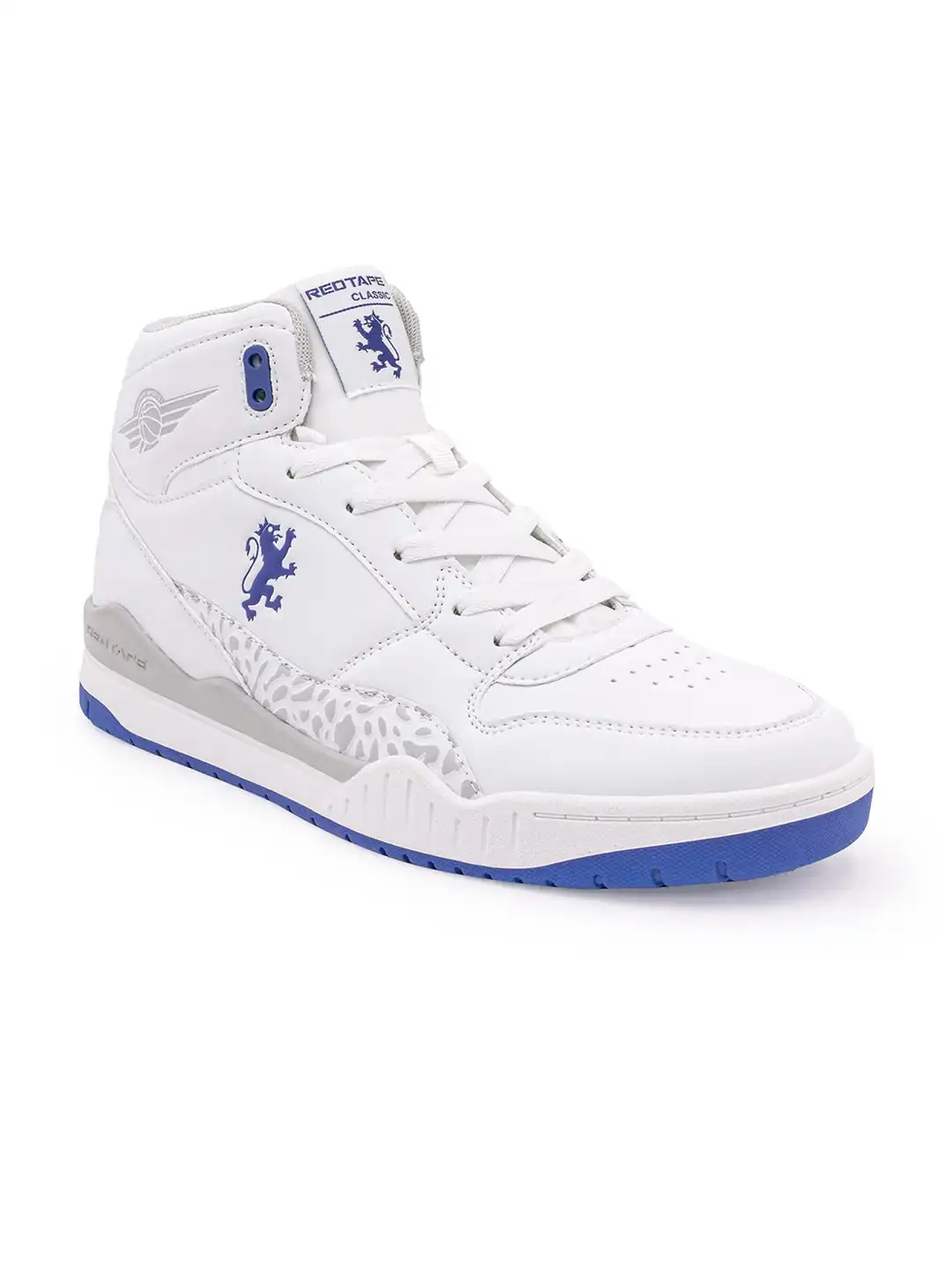 Buy Red Tape Men Perforated Slip Resistant Mid-Top Sneakers