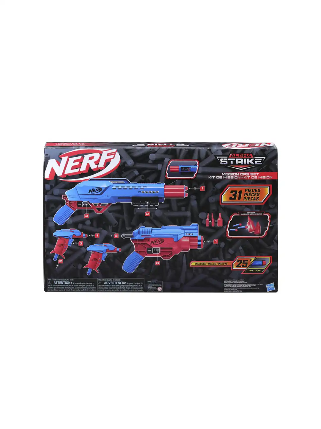 Buy NERF Alpha Strike Mission Ops Set Wih 25 Foam Darts - Activity