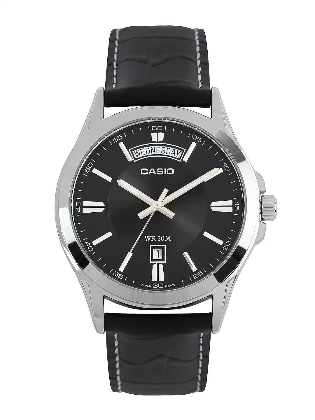 Buy Casio Enticer Men Black Analogue watch A844 MTP-1381L-1AVDF