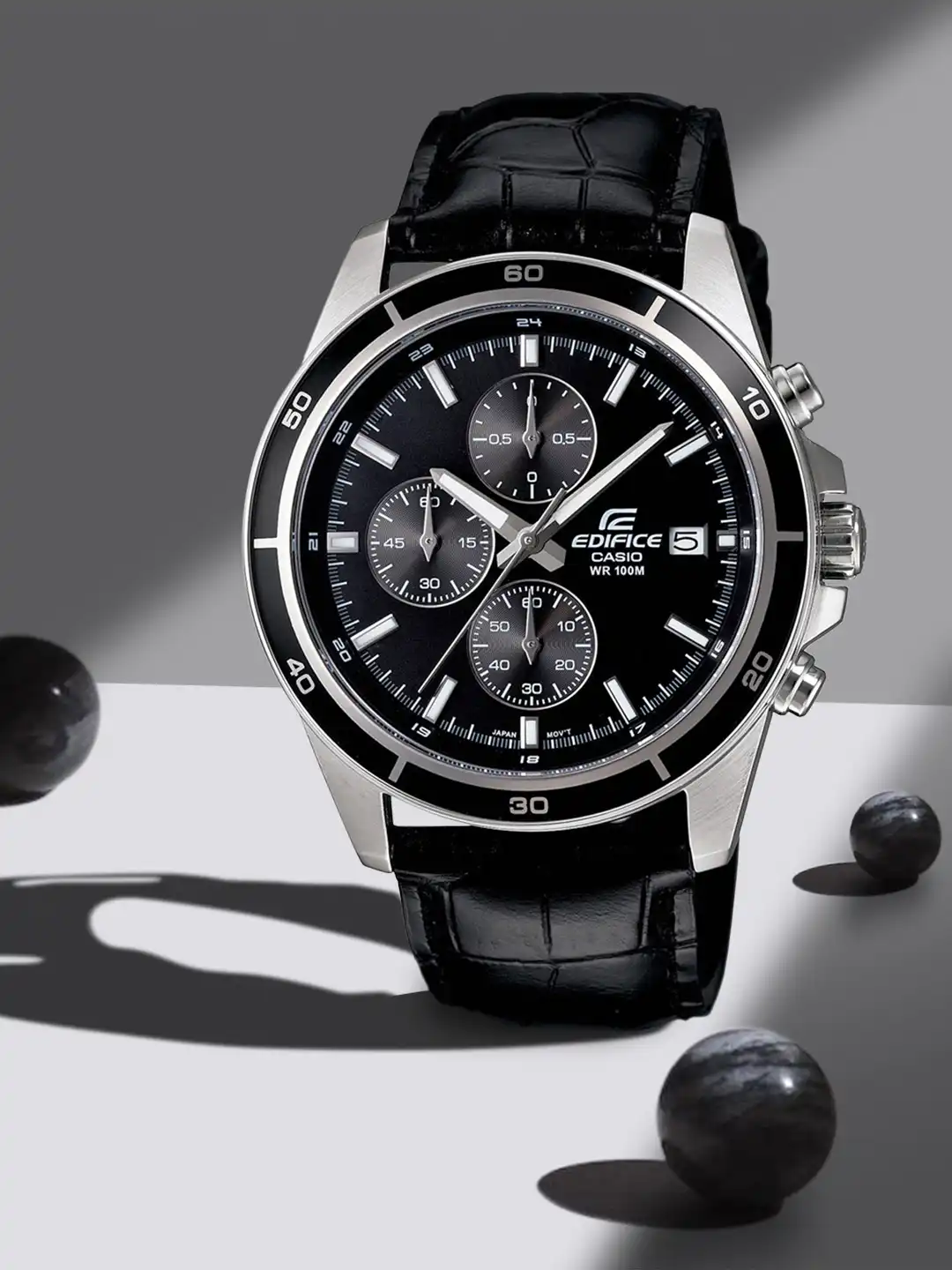 Buy Casio Edifice EFR-526L-1AVUDF Black Analog Dial Genuine