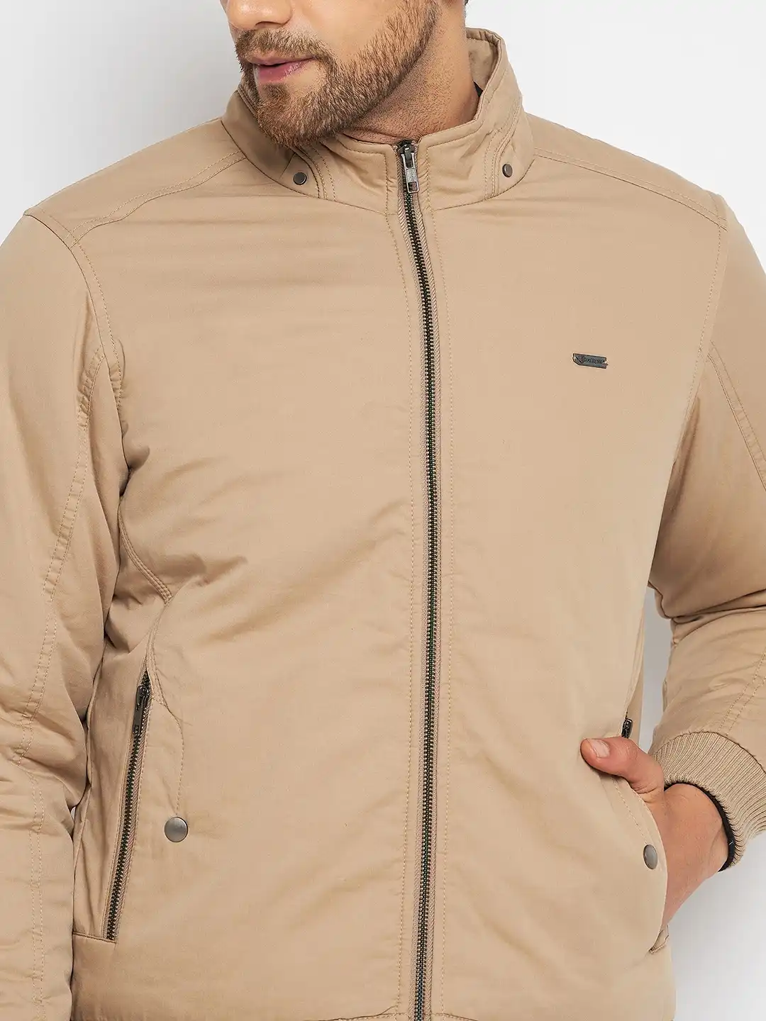 Buy Duke Stand Collar Padded Jacket - Jackets for Men 25162546