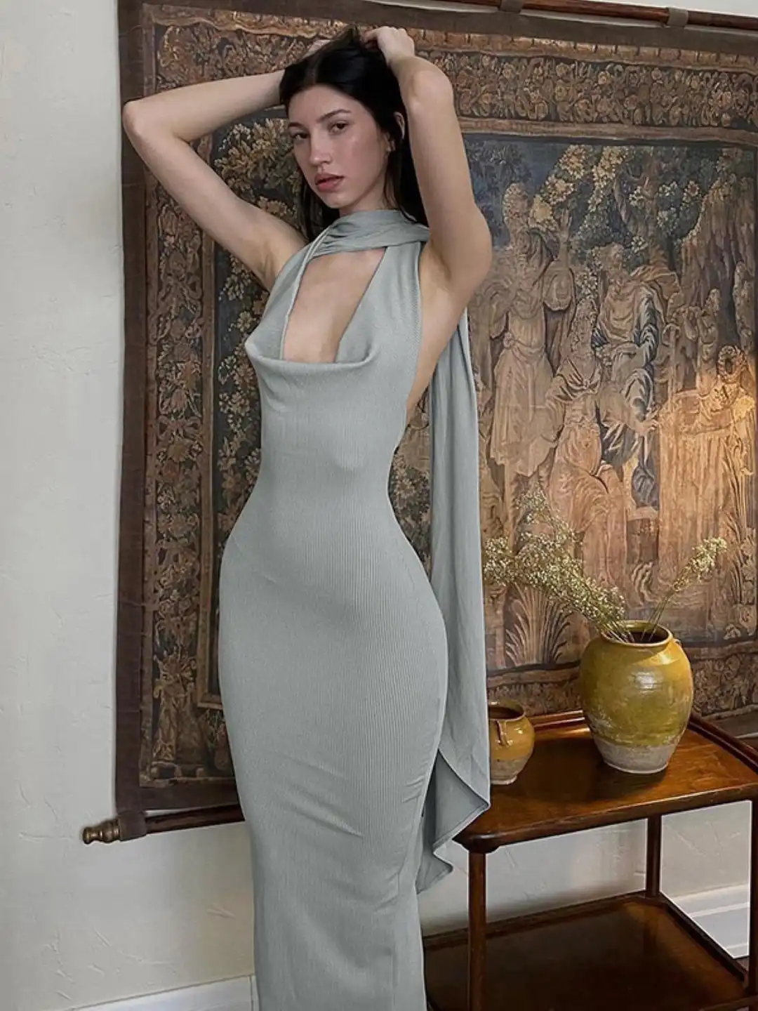 alex katz grey dress Gray Dress (Laura), 1992 by Alex Katz main image 1