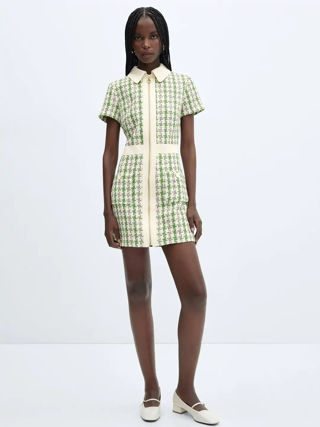 mango green mini dress Mango Bay Mini Dress main image 0