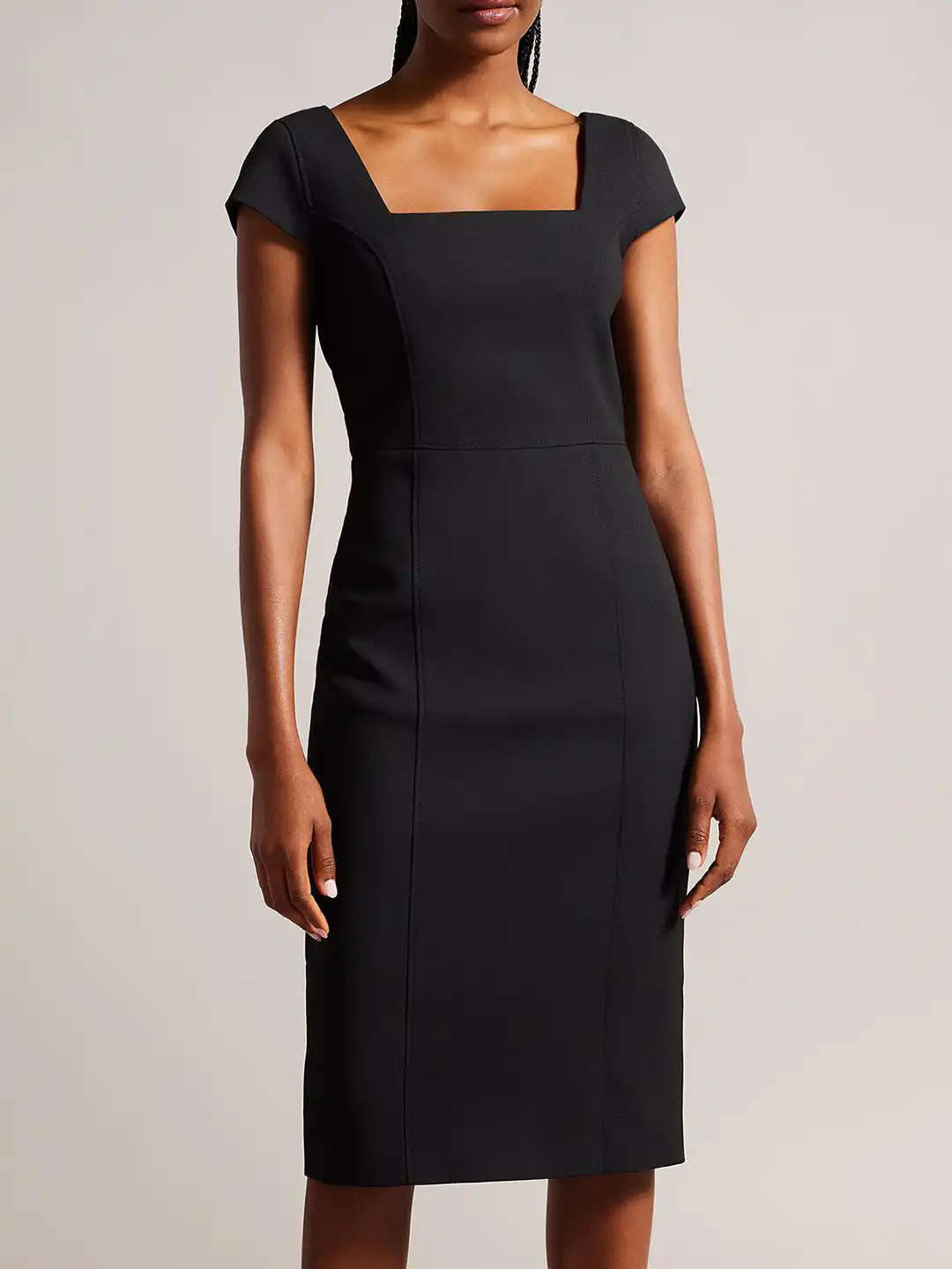 ted baker peplum dress black Ted Baker Black Mitton Peplum Dress Peplum Skater Dress Shop