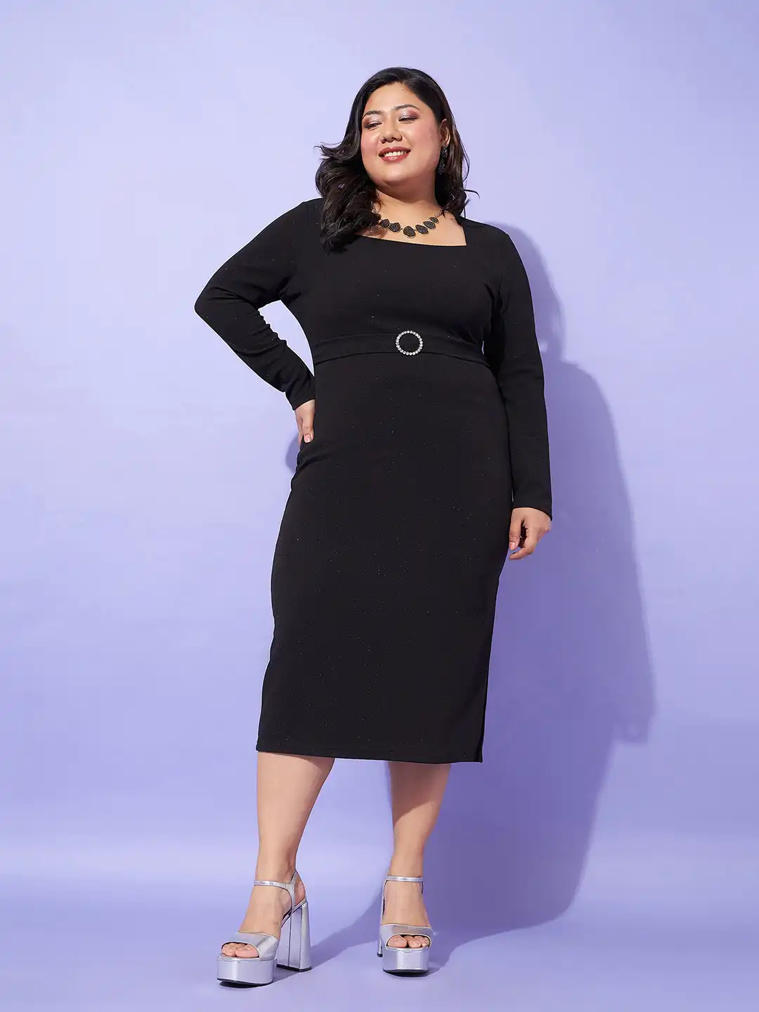 sassafras women's sheath midi dress reviews Buy SASSAFRAS Curve Plus Size Square Neck Sheath Midi Dress - Dresses for  Women 25612176
