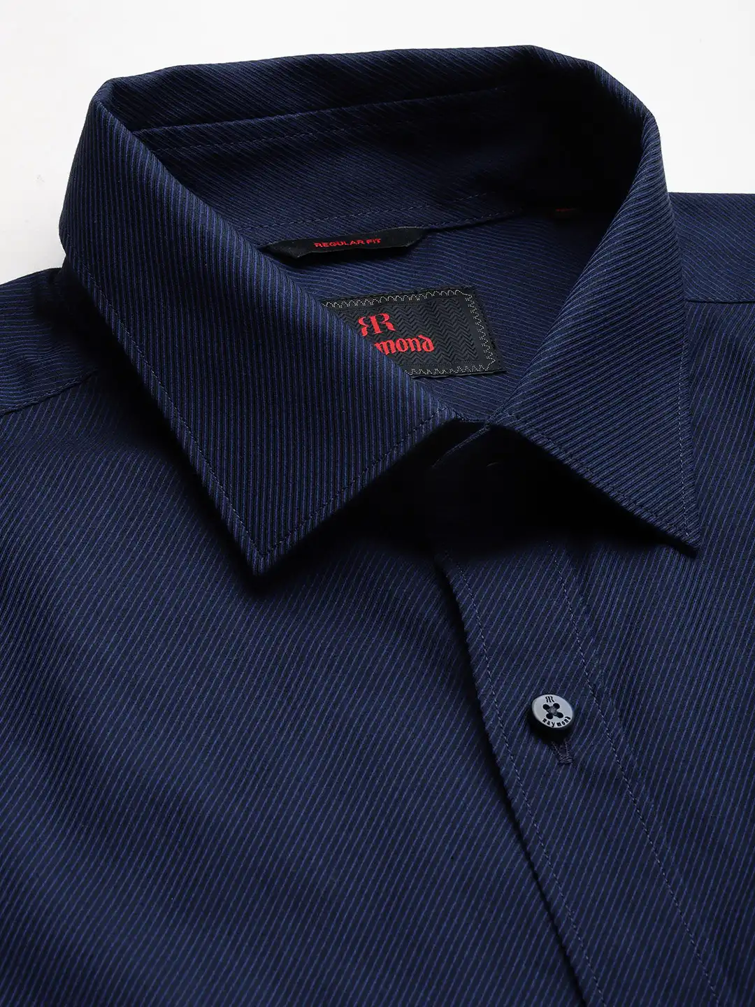 Buy Raymond Pure Cotton Self Design Textured Formal Shirt - Shirts
