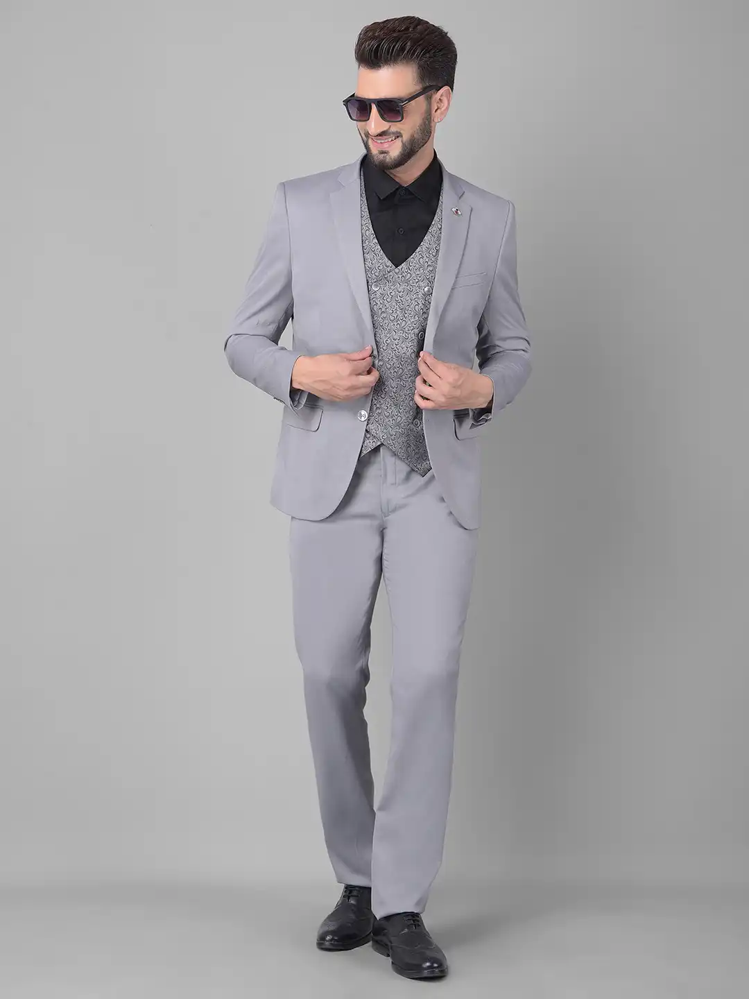 CRIMIE TAILORED FORMAL SUITグレー　L セットアップ Buy Crimsoune Club Single-Breasted Slim-Fit Two-Piece Formal Suit