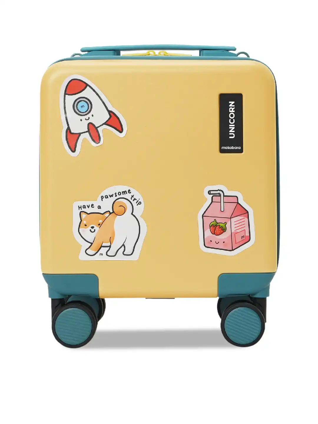 Buy MOKOBARA The Moko Blocks Kids Printed Hard-Sided Cabin Trolley