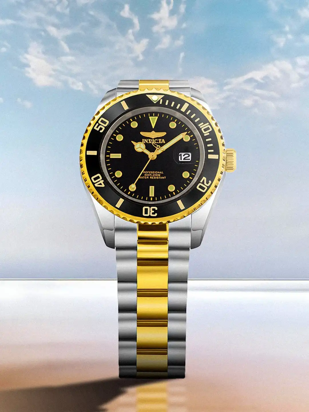 Buy Invicta Men Pro Diver 200 M Quartz Black Dial Analog Watch