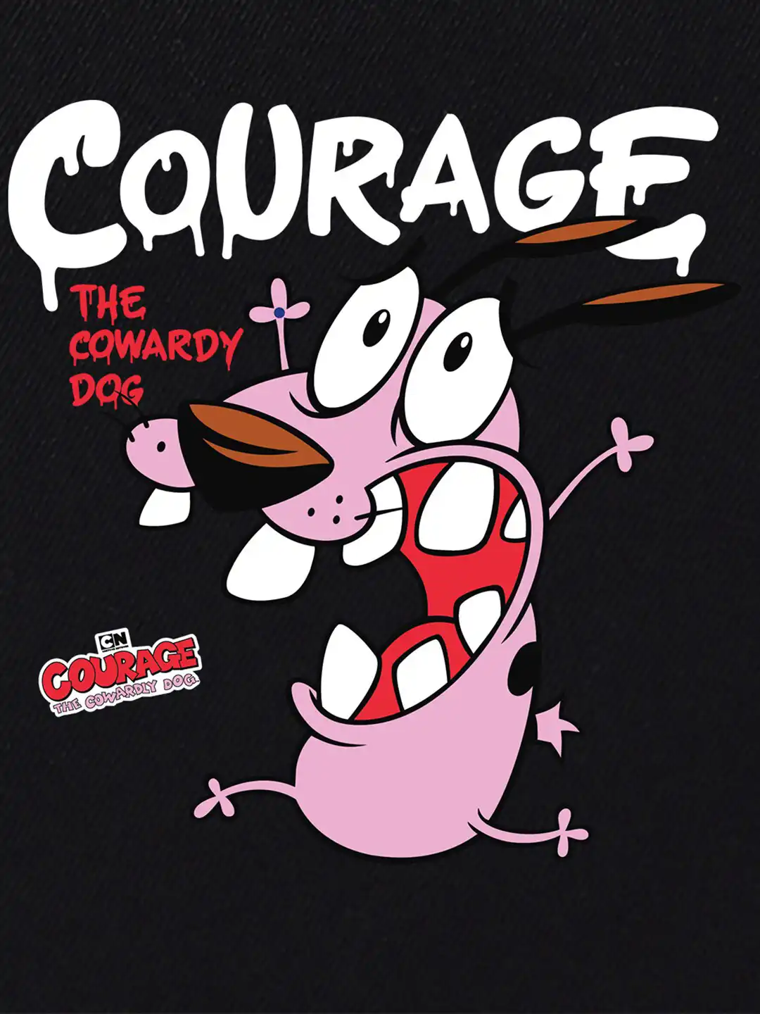 Buy Bewakoof Courage The Cowardly Dog Printed Cotton T-shirt