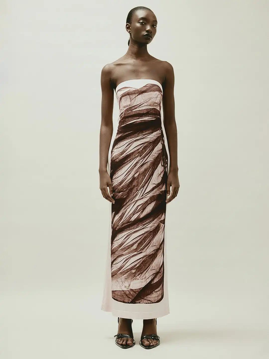 Buy H&M Trompe L'oeil-Motif Bandeau Dress - Dresses for Women 26339034 |  Myntra