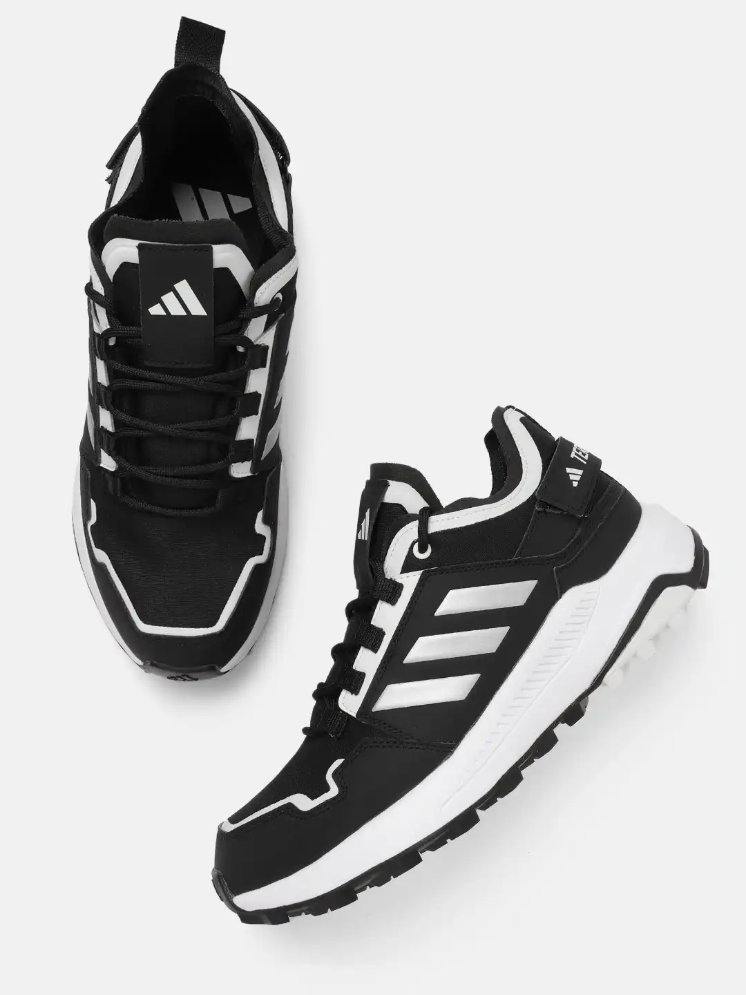 Buy ADIDAS Men Woven Design HiTrail Mid WPN Trekking Shoes