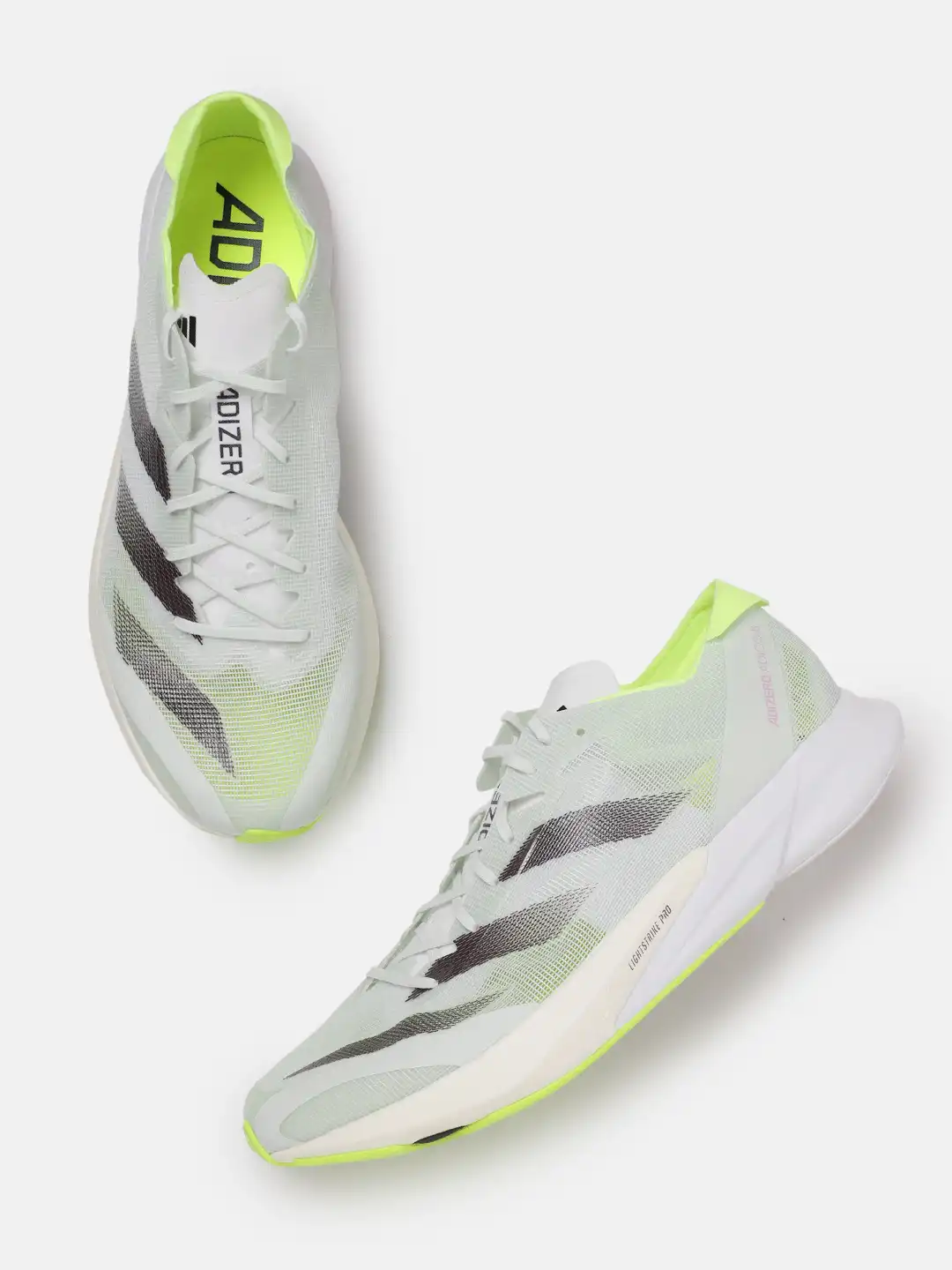 Buy ADIDAS Men Woven Design Adizero Adios 8 Running Shoes - Sports