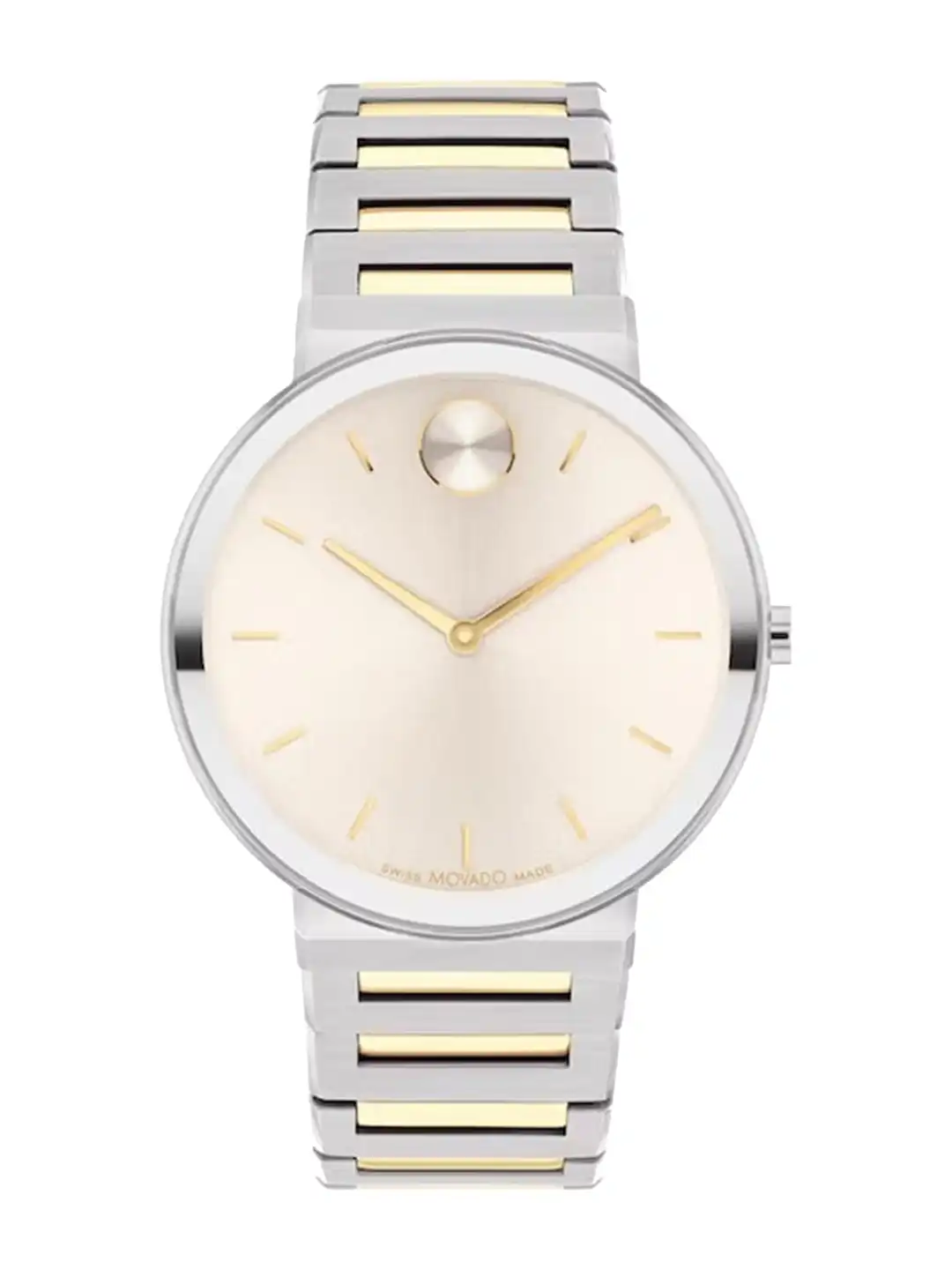 Buy Movado Bold Horizon Swiss Qtz Men Taupe Round Dial Watch