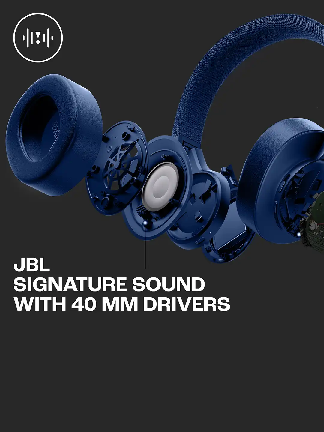 Buy JBL Blue Live 770NC with ANC Wireless Over Ear 65Hrs Playtime