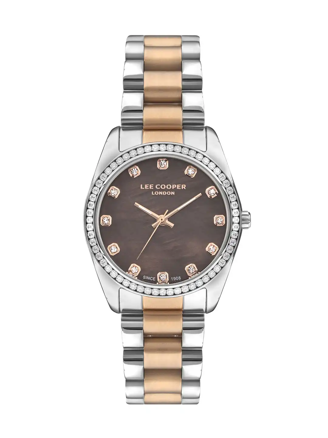 Buy Lee Cooper Women Embellished Stainless Steel Analogue Watch