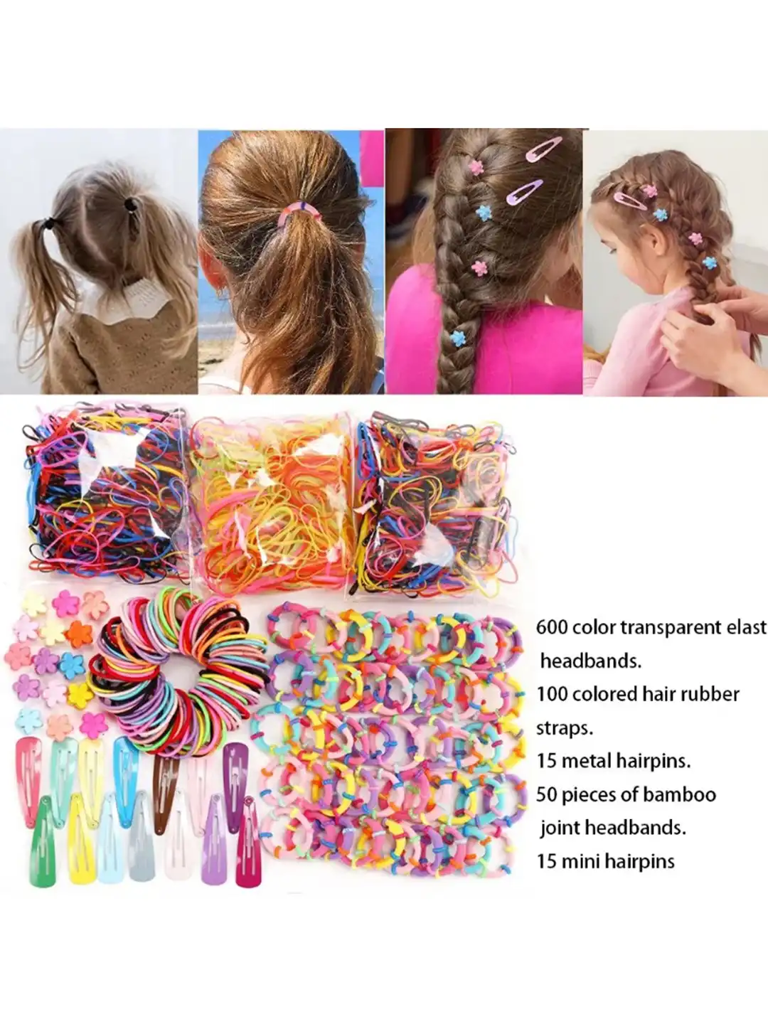 Buy Shining Diva Fashion Girls Set Of 780 Hair Accessory Set