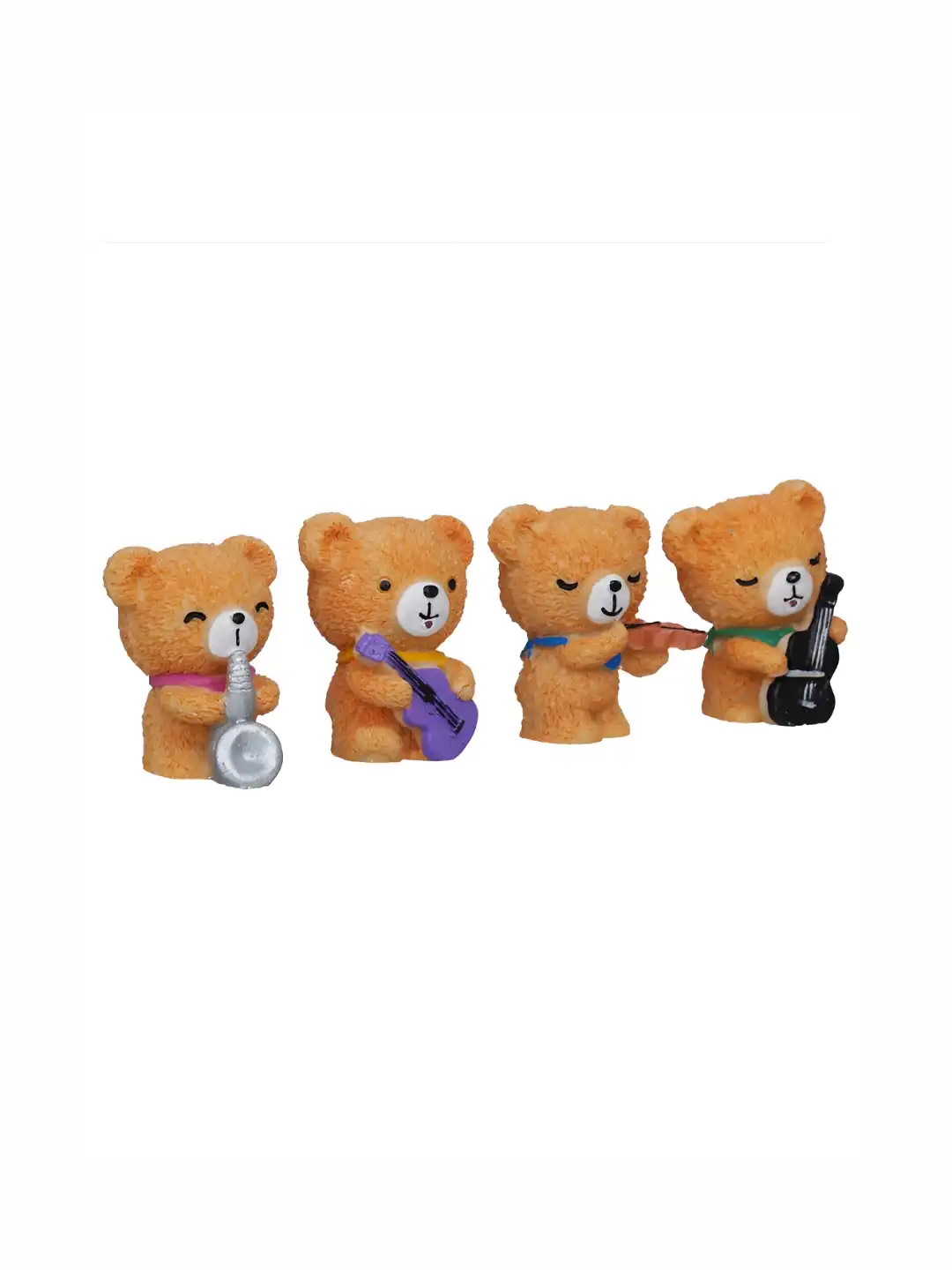 Buy Artisyn Cute Teddy Bears Playing Musical instruments Brown