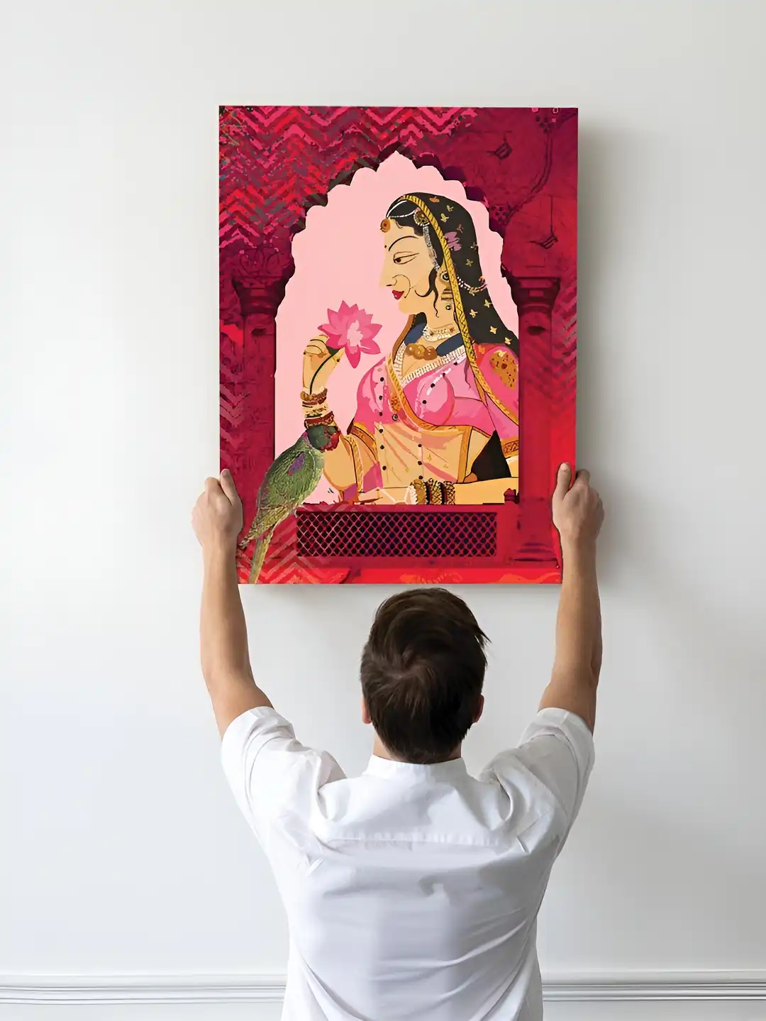 Buy Art Street Shah Jahan Mumtaz Synthetic Wood 2 Piece Wall