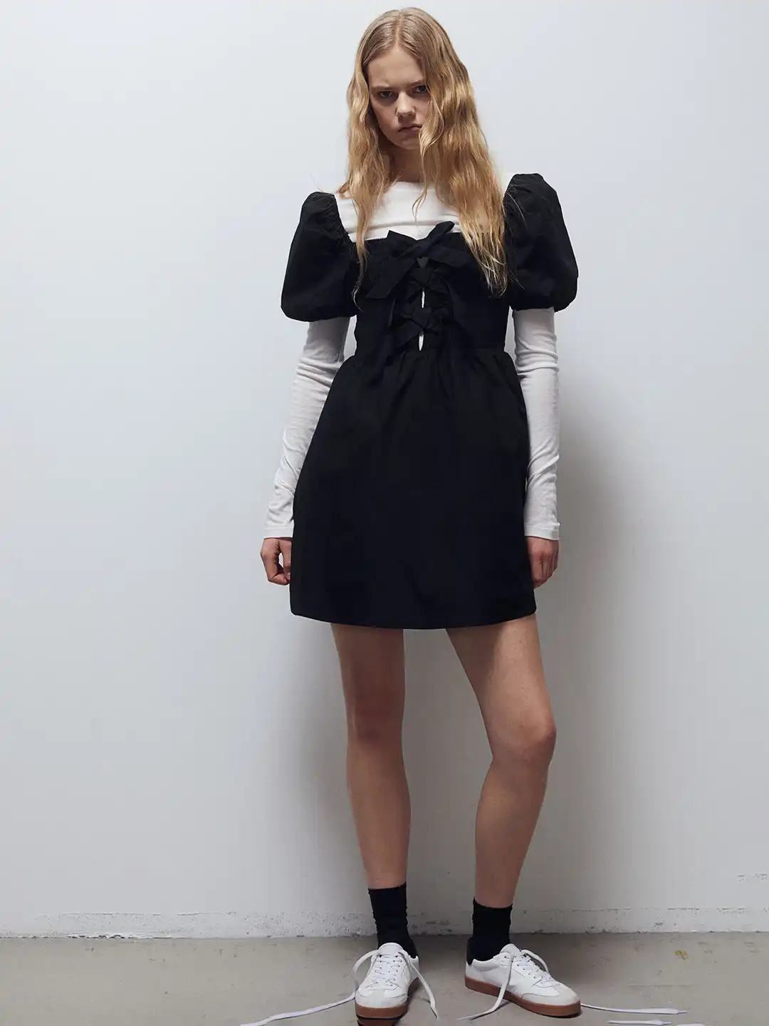 puff sleeved cotton dress h&m I Predict This $30 H&M Dress Will Sell Out by Next Month