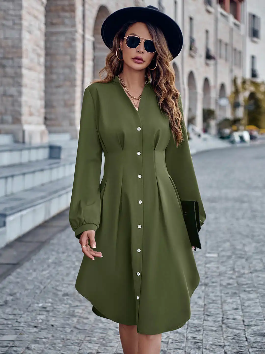 yesstyle green dress Bambu - Halter Neck Floral Maxi A-Line Dress