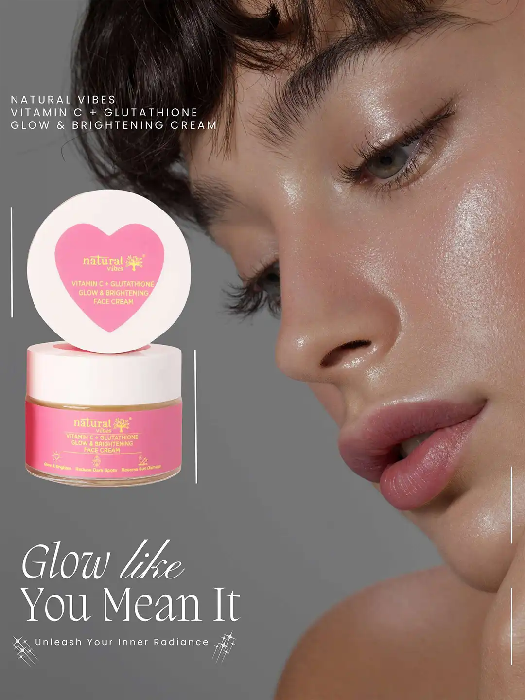 glutathione face cream natural Buy natural vibes Vitamin C + Glutathione Glow & Brightening Face Day Cream  - 50g - Day Cream for Unisex 27032320