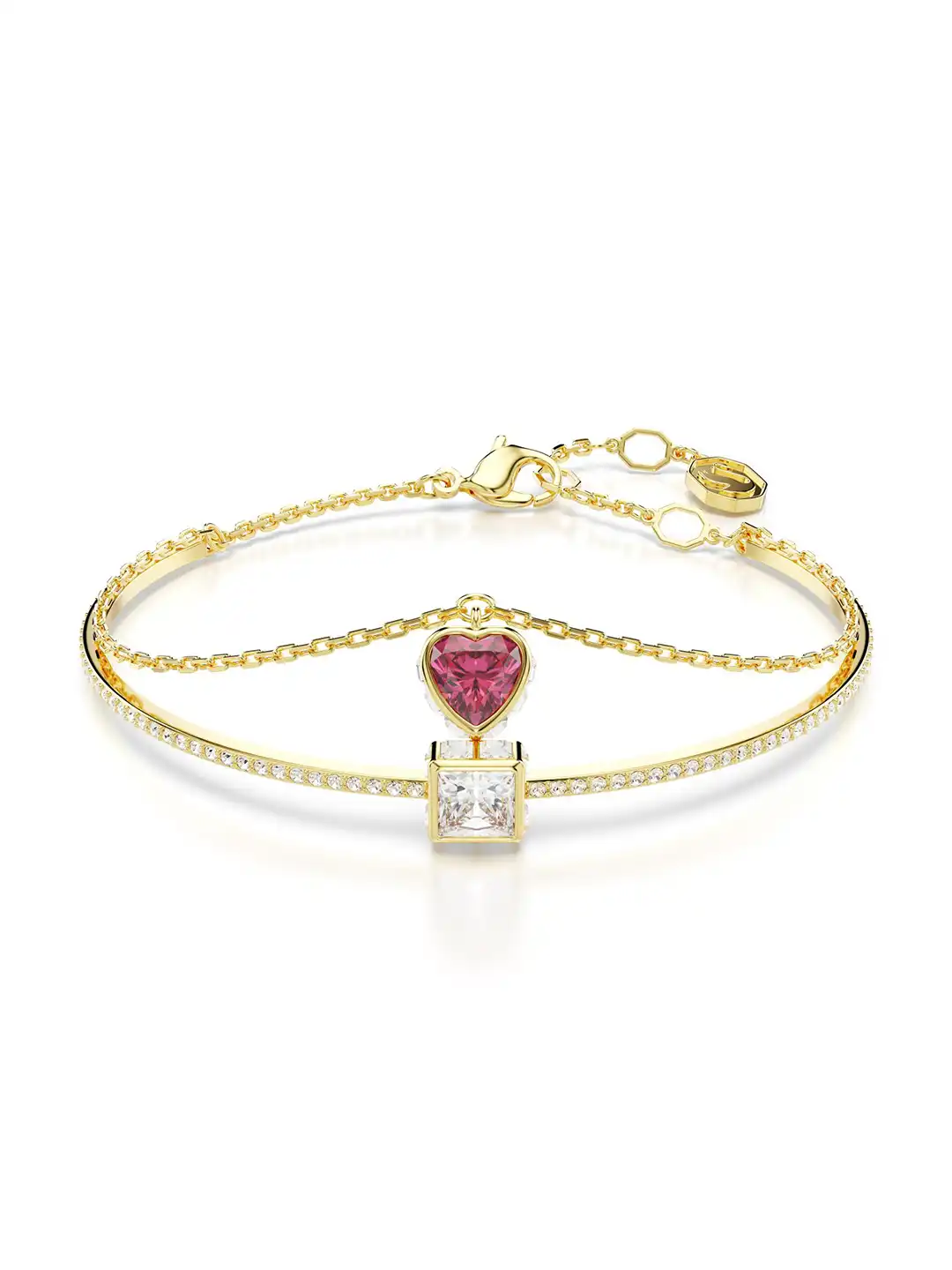 Buy SWAROVSKI CHROMA:SOFT MB HEART MUL/GOS M - Bracelet for Women