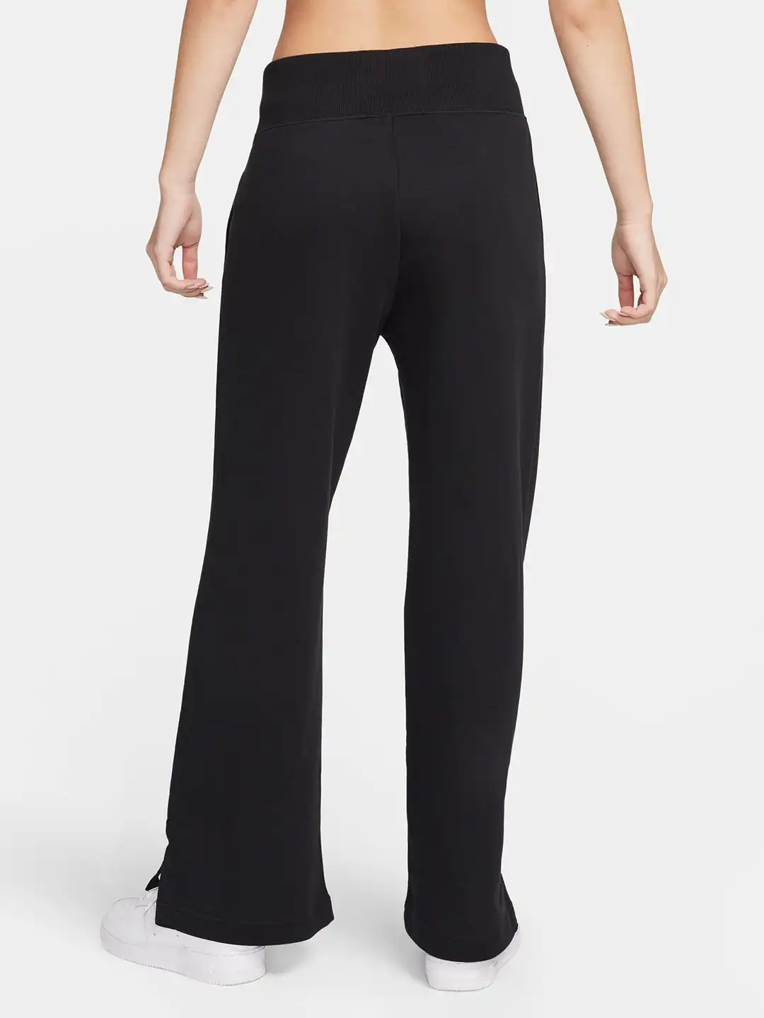 Buy Nike Women Black Sportswear Phoenix Fleece Trackpants - Track