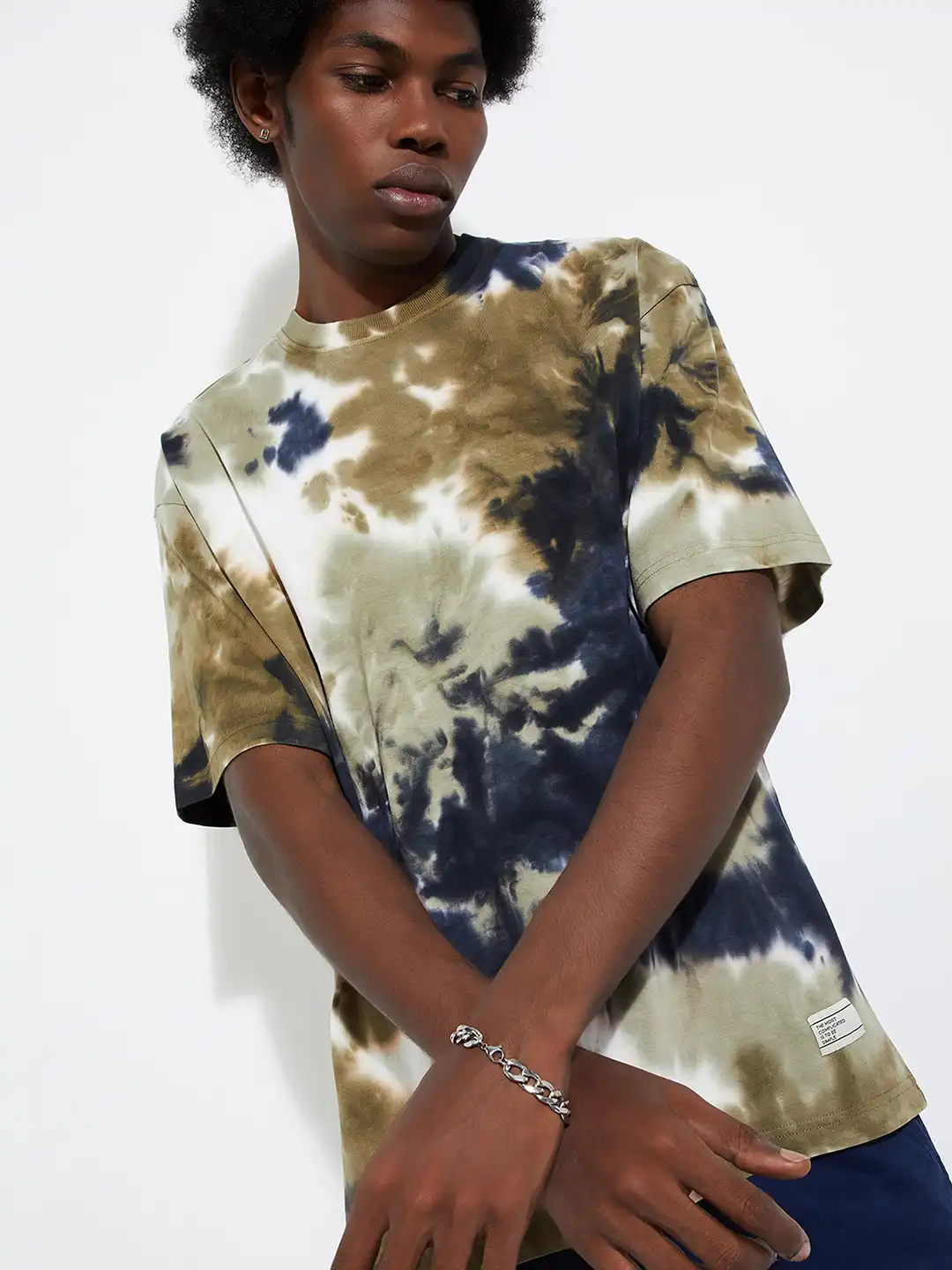ULTRA MISSION Tシャツ XL Buy max URB_N Men Dyed Pure Cotton Oversized T-shirt - Tshirts for