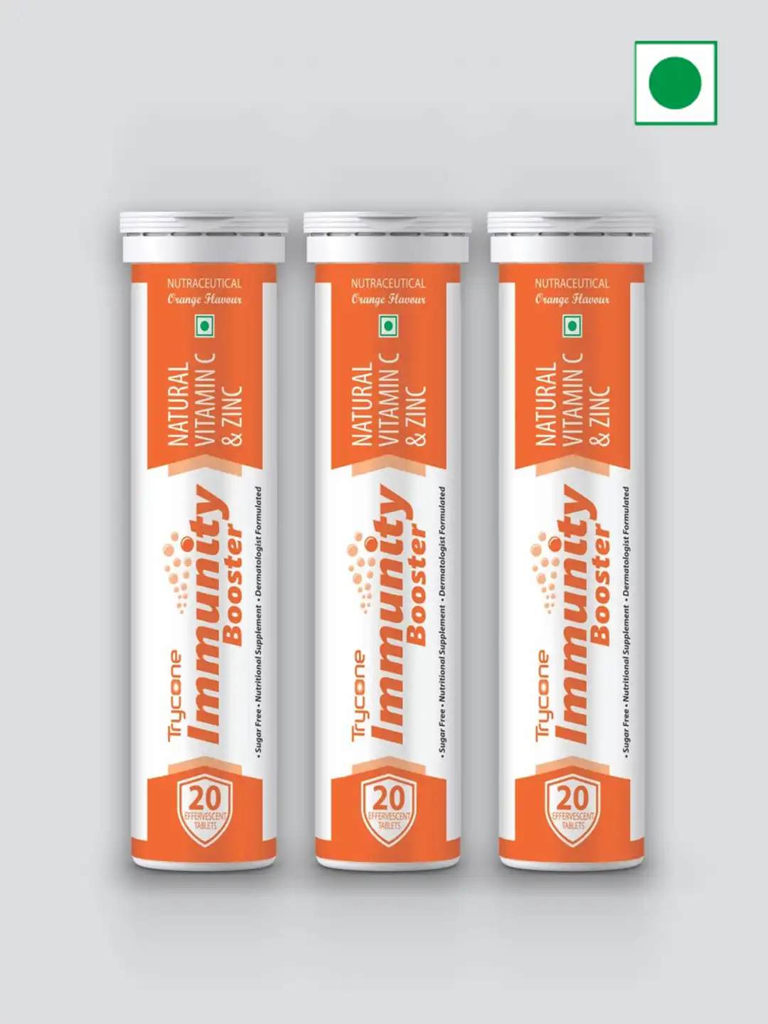 Buy Trycone Set Of 3 Immunity Booster Tablets With Vitamin C