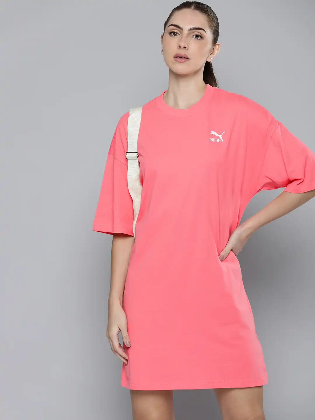 Buy Puma BETTER CLASSICS Pure Cotton T-shirt Dress - Dresses for Women 27156710 | Myntra Buy Puma BETTER CLASSICS Pure Cotton T-shirt Dress - Dresses for Women 27156710 | Myntra
