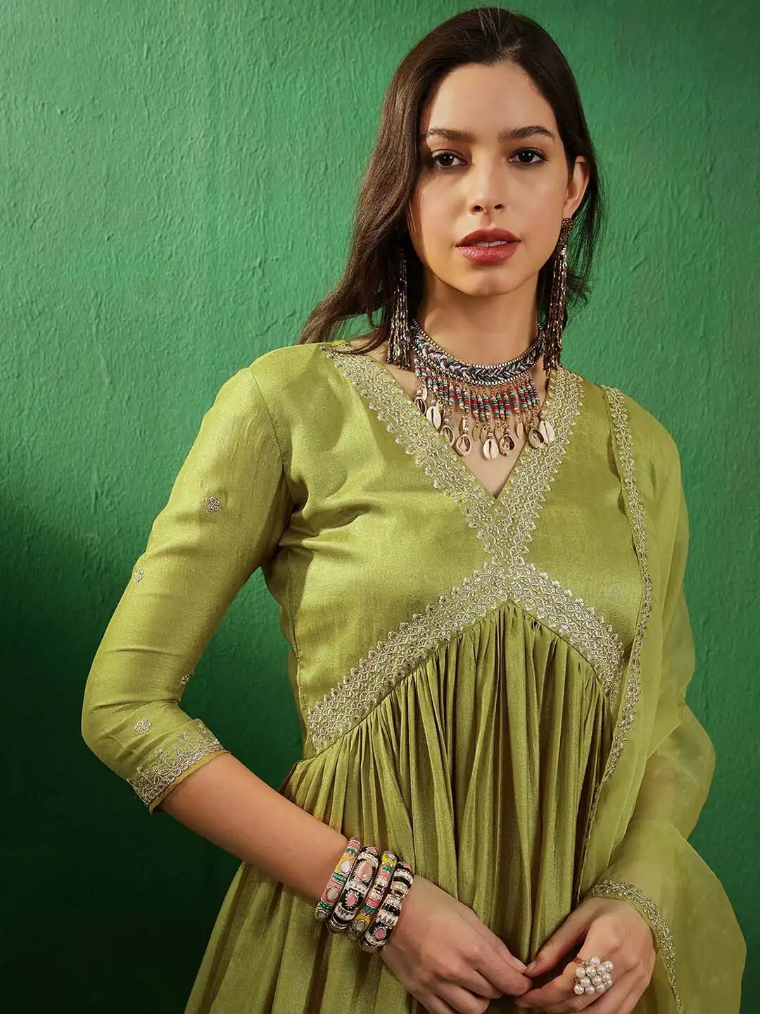 alia cut dress myntra Buy Sangria Sequence Embroidered Alia Cut Gown Ethnic Dresses - Ethnic  Dresses for Women 34192914