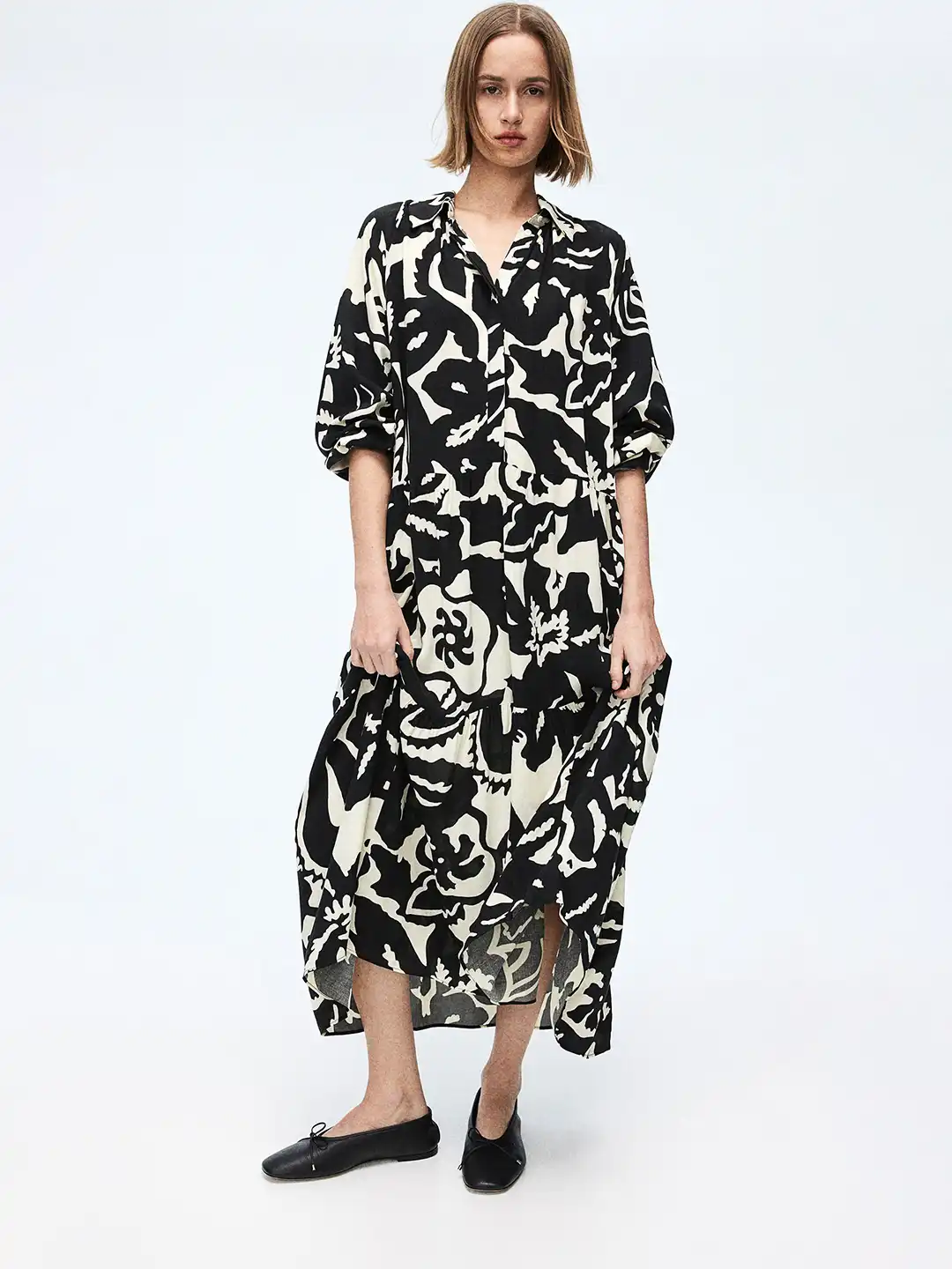 h&m viscose shirt dress loverlygrey on LTK
