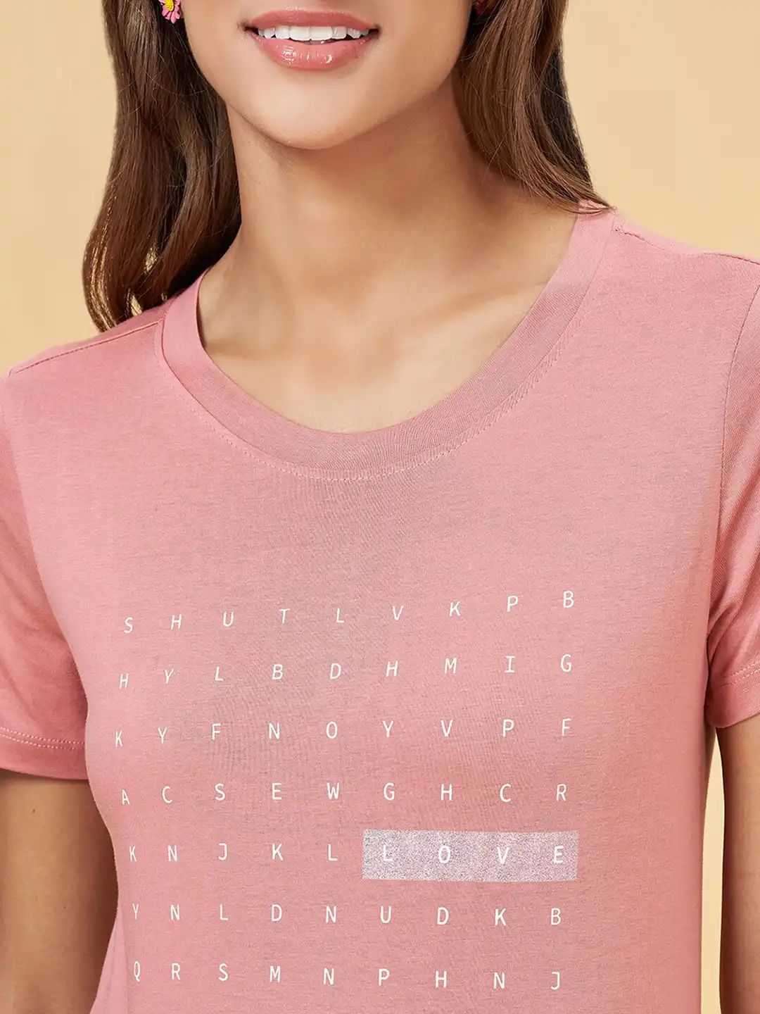 Buy Honey by Pantaloons Typography Printed Pure Cotton Casual T