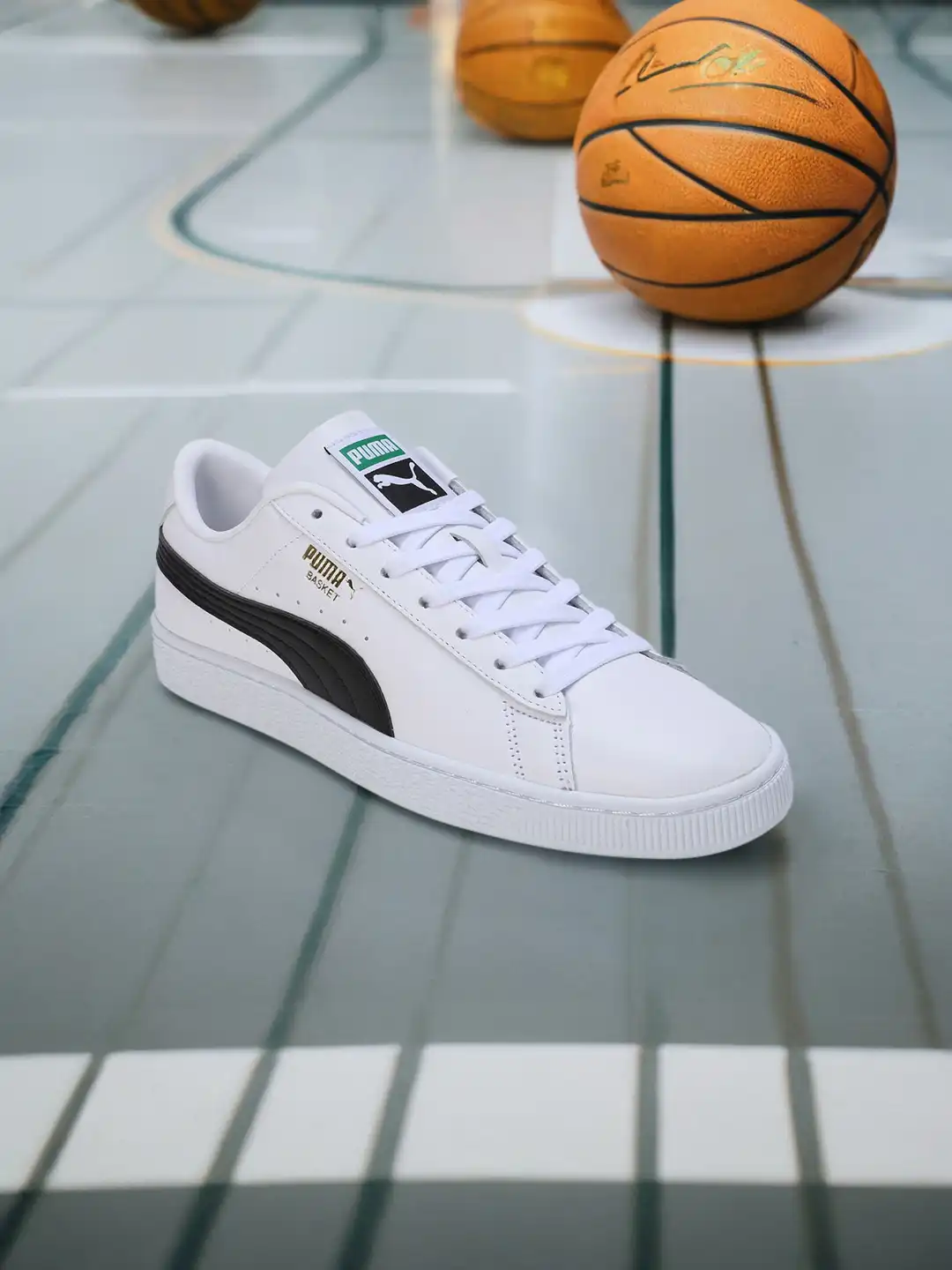 puma basket classic white mens