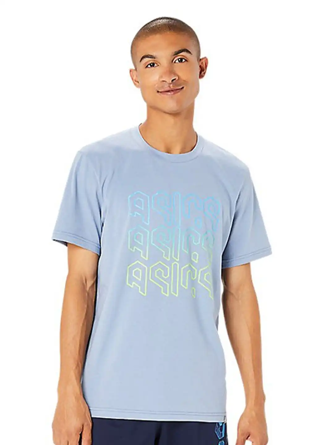 Buy ASICS Hex Graphic Cotton Blend SS T-shirts - Tshirts for Men