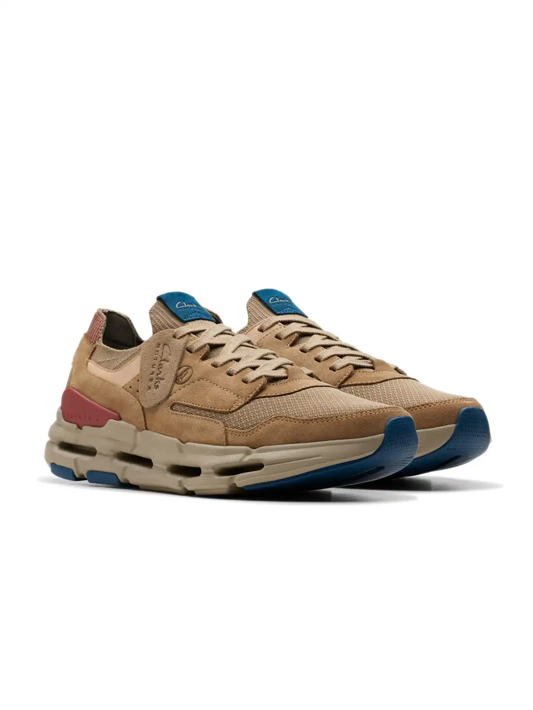 茶 nackyS Buy Clarks NXE Men Lace-Ups Colourblocked Suede Sneakers - Casual