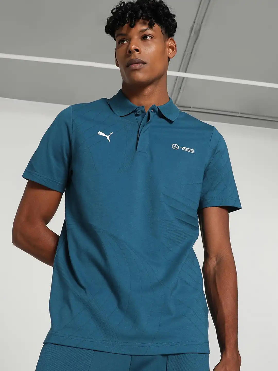 Buy PUMA Motorsport Mercedes-AMG Petronas Motorsport Jacquard Polo