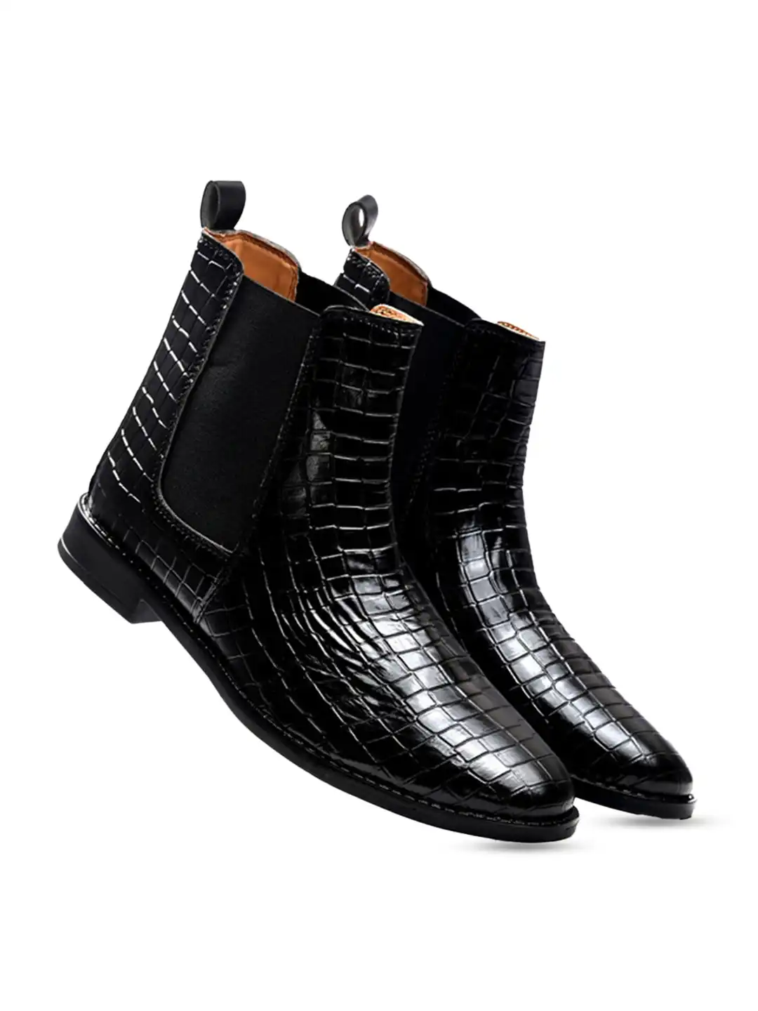 Buy ITALIAN ELEGANZA Men Textured Chelsea Boots - Boots for Men