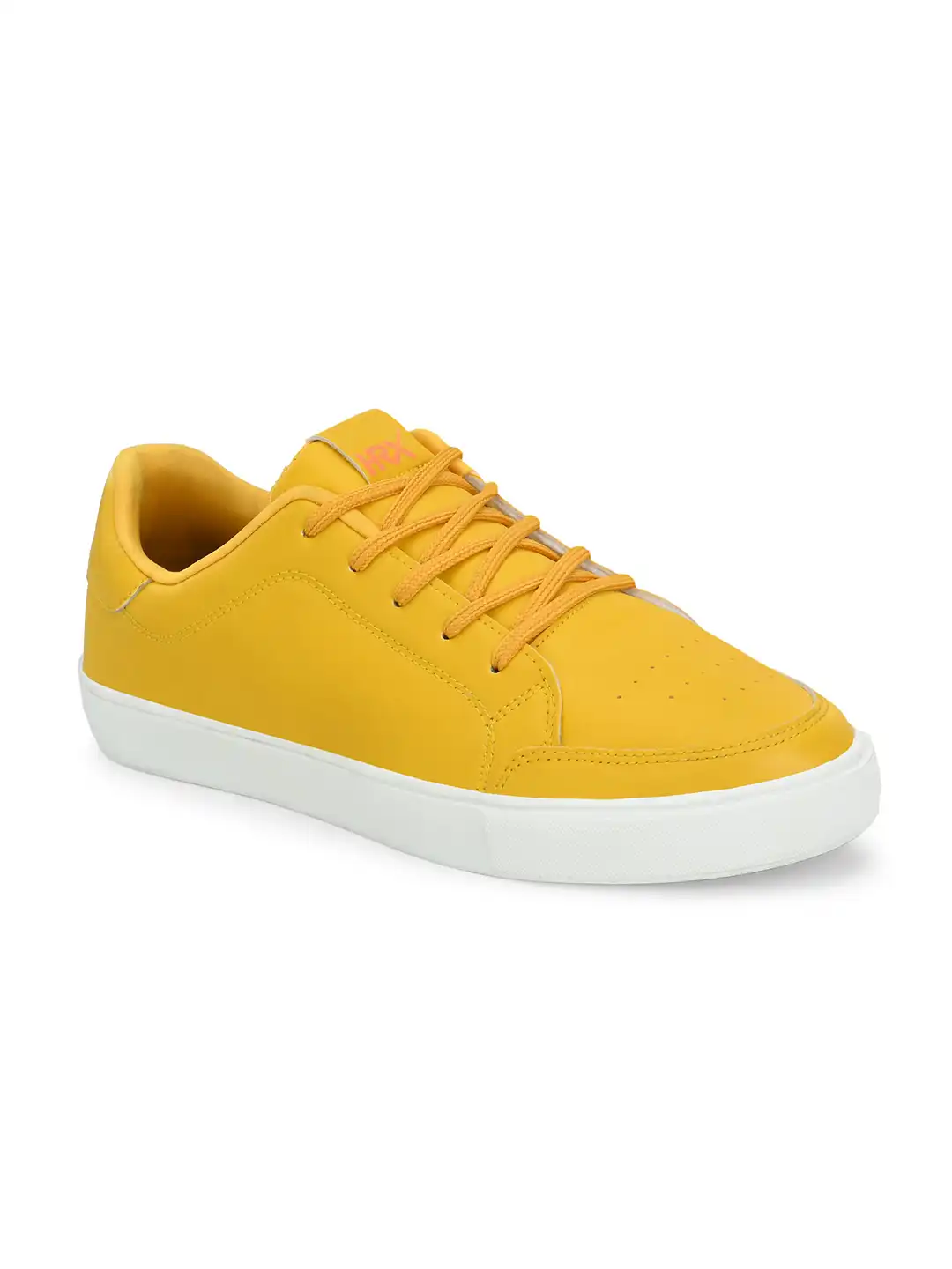 Buy HRX by Hrithik Roshan Men Yellow Perforations Lace Up Sneakers