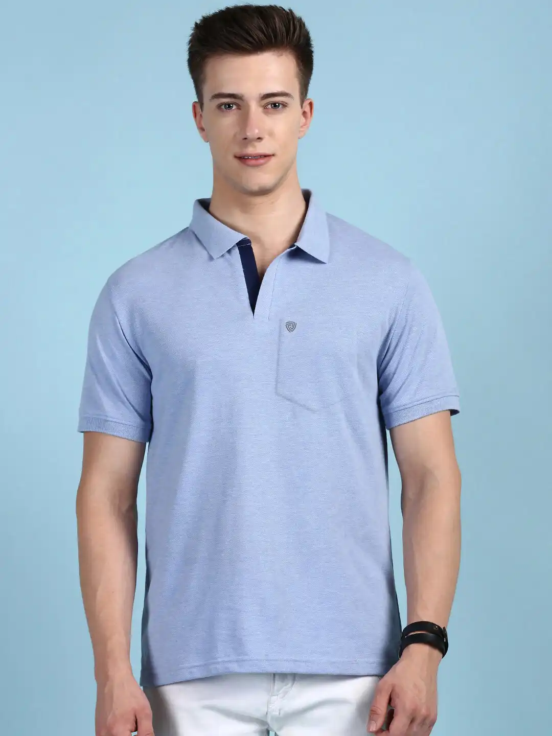 Buy Lux Cozi Polo Collar Short Sleeves T-shirt - Tshirts for Men