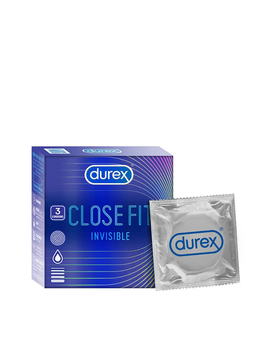 Buy Durex Close Fit Invisible Ultra Thin Condoms - 3 Pcs - Condoms for Unisex 27946746 | Myntra