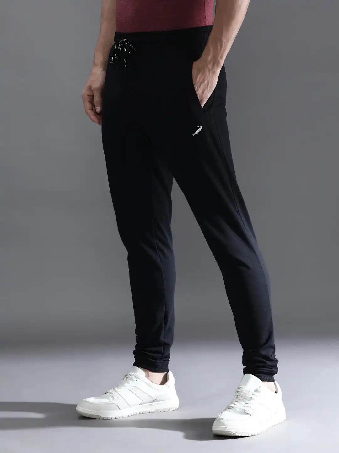 Buy Crocodile Men Cotton Mid Rise Joggers - Track Pants for Men