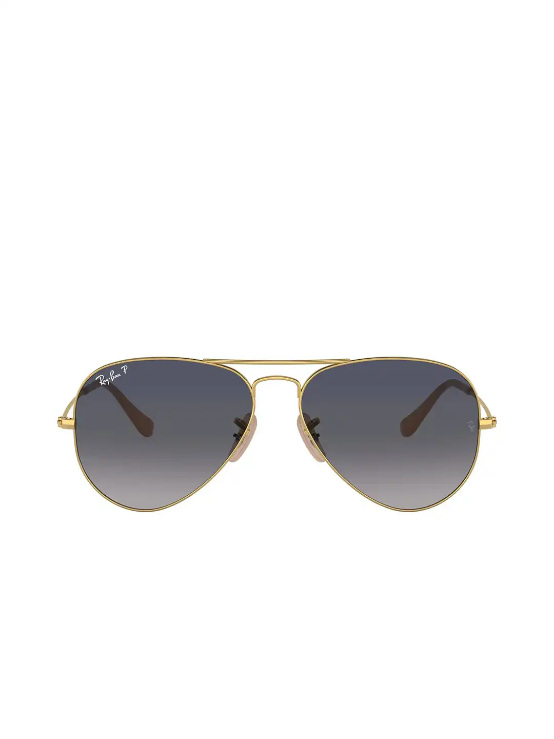 Buy Ray-Ban Unisex Polarized Blue Lens Pilot Sunglasses