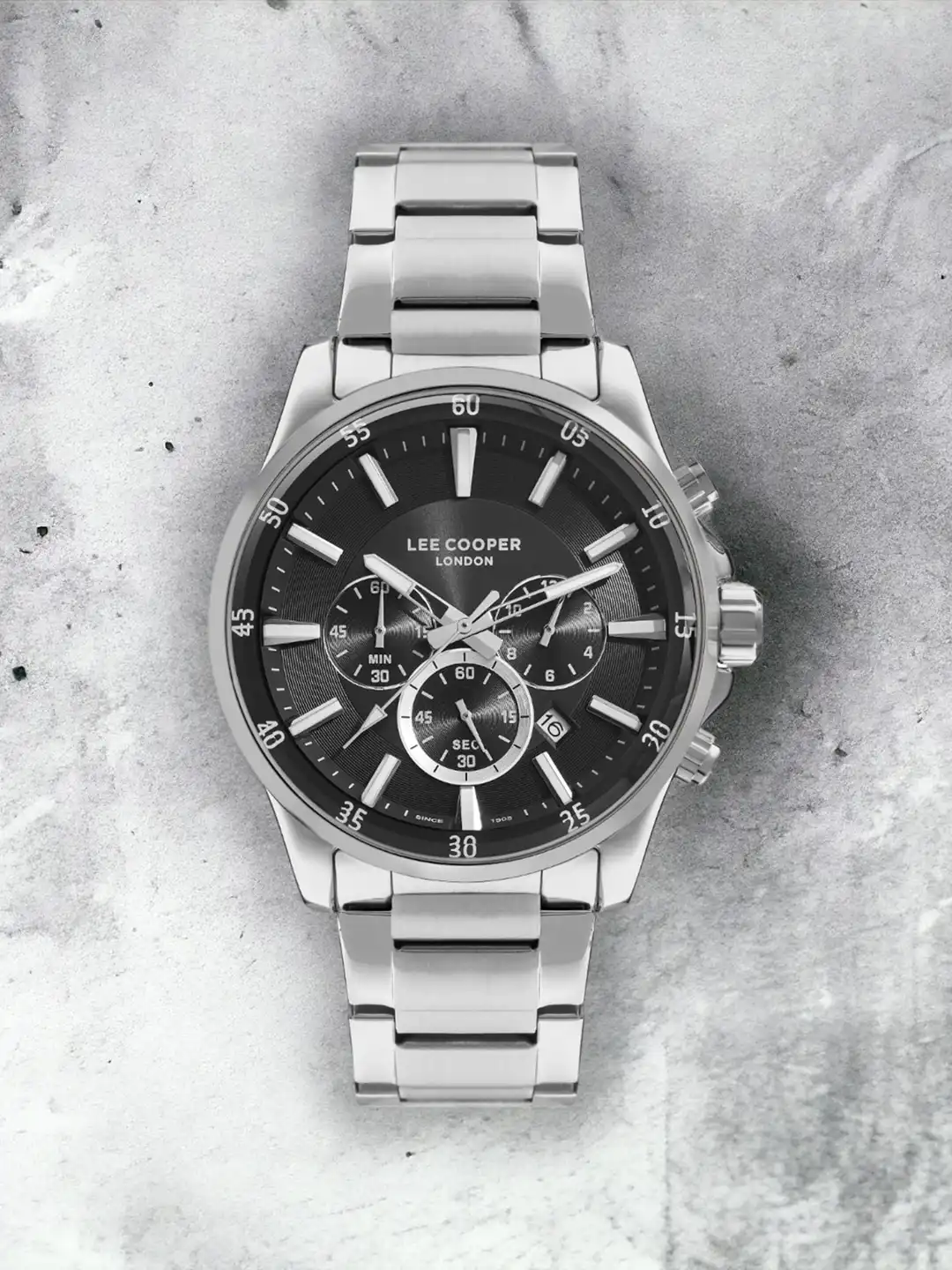 Buy Lee Cooper Men Stainless Steel Bracelet Style Straps Digital