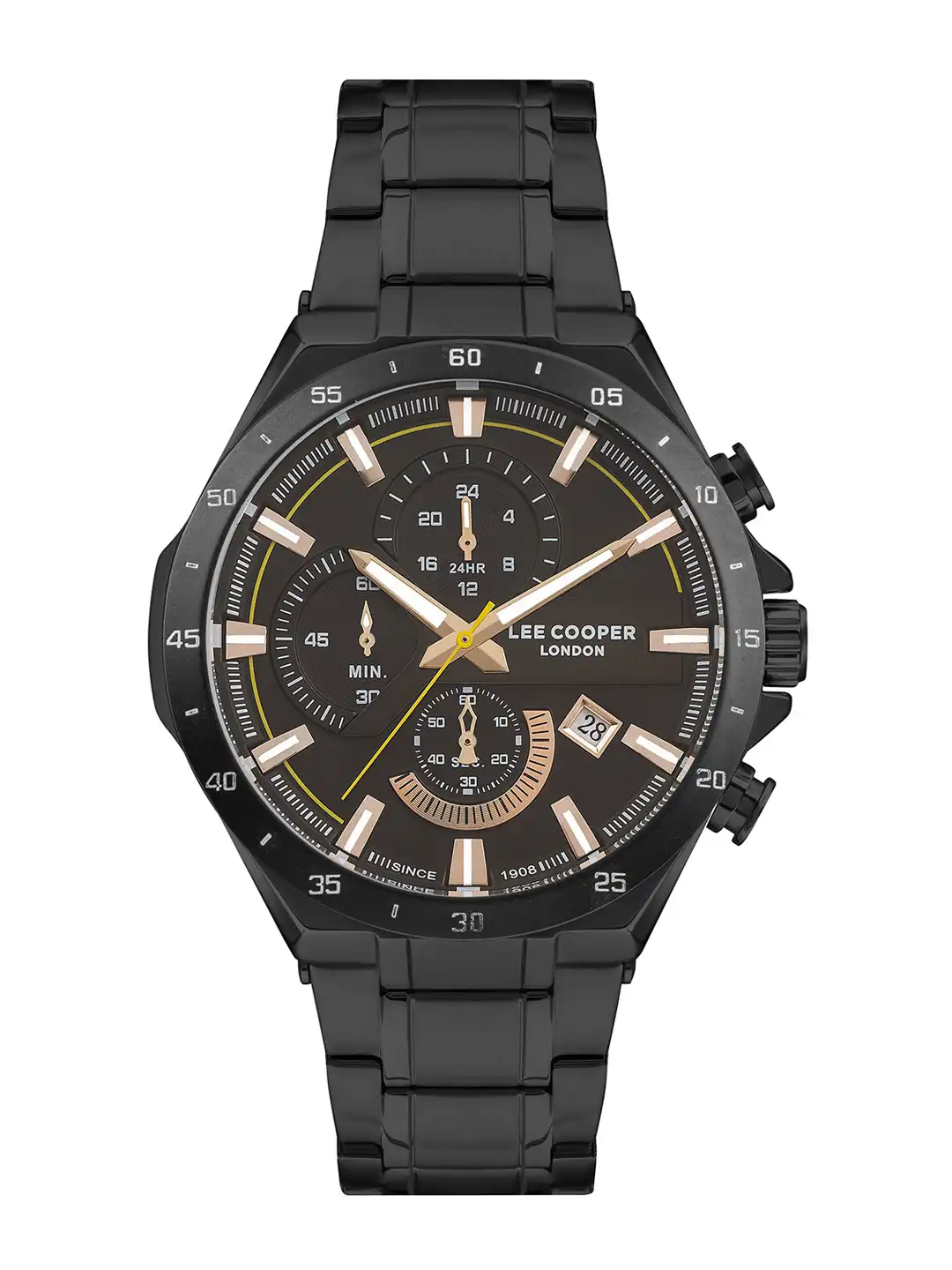 Buy Lee Cooper Men Bracelet Style Straps Analogue Chronograph