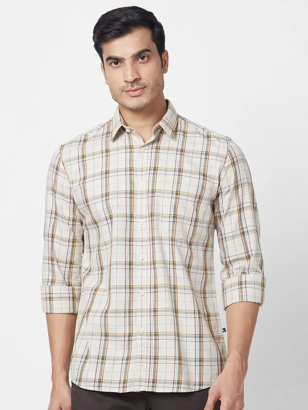 Buy Parx Slim Fit Checked Cotton Casual Shirt - Shirts for Men