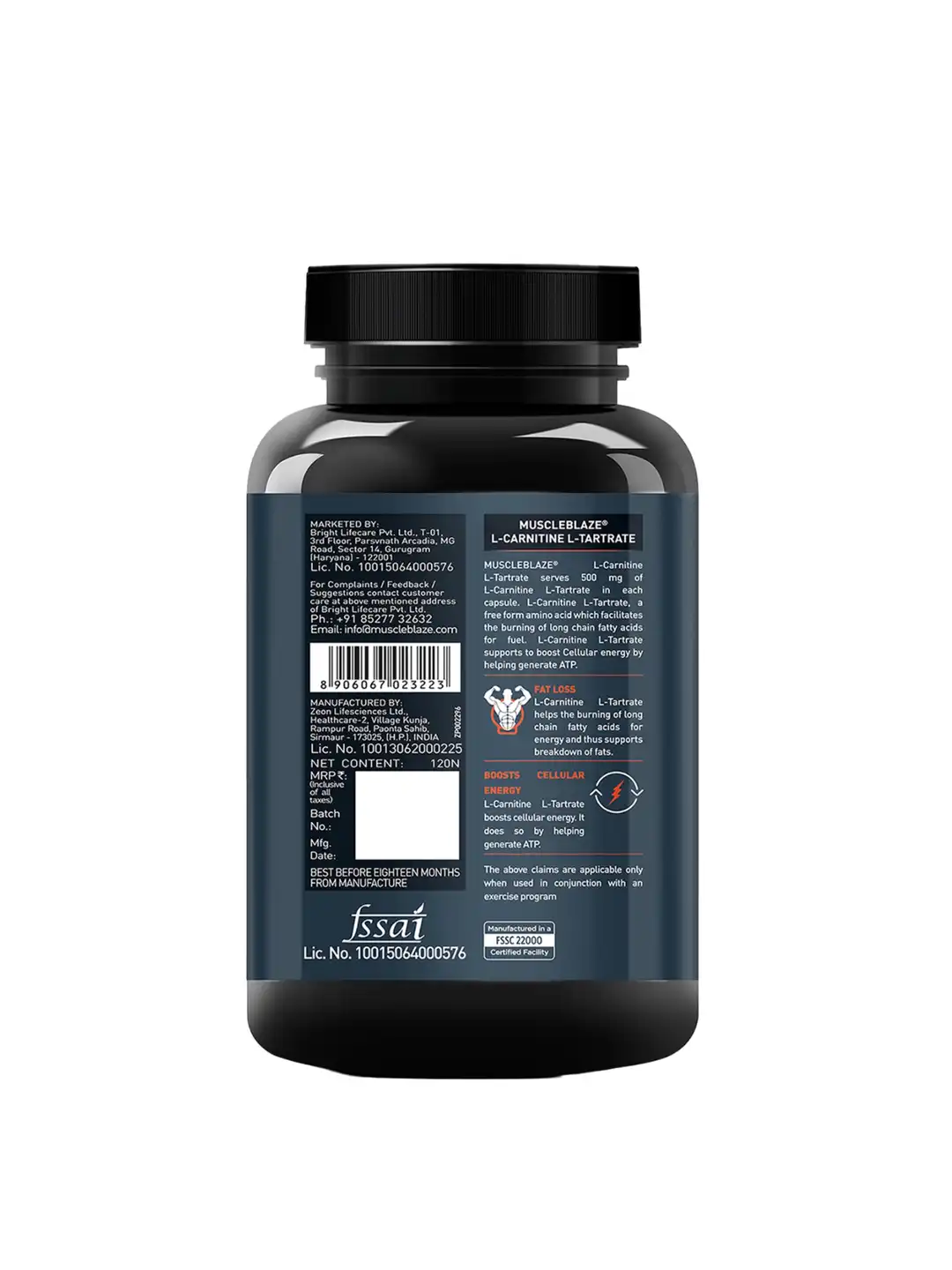 best l carnitine l tartrate supplement Allmax L-Carnitine Capsules - Stimulant-Free main image 0