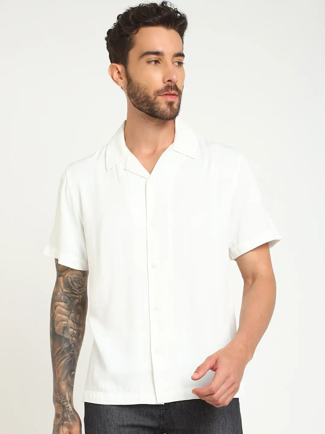 Buy GUESS Cuban Collar Casual Shirt - Shirts for Men 28410228 | Myntra Buy GUESS Cuban Collar Casual Shirt - Shirts for Men 28410228 | Myntra