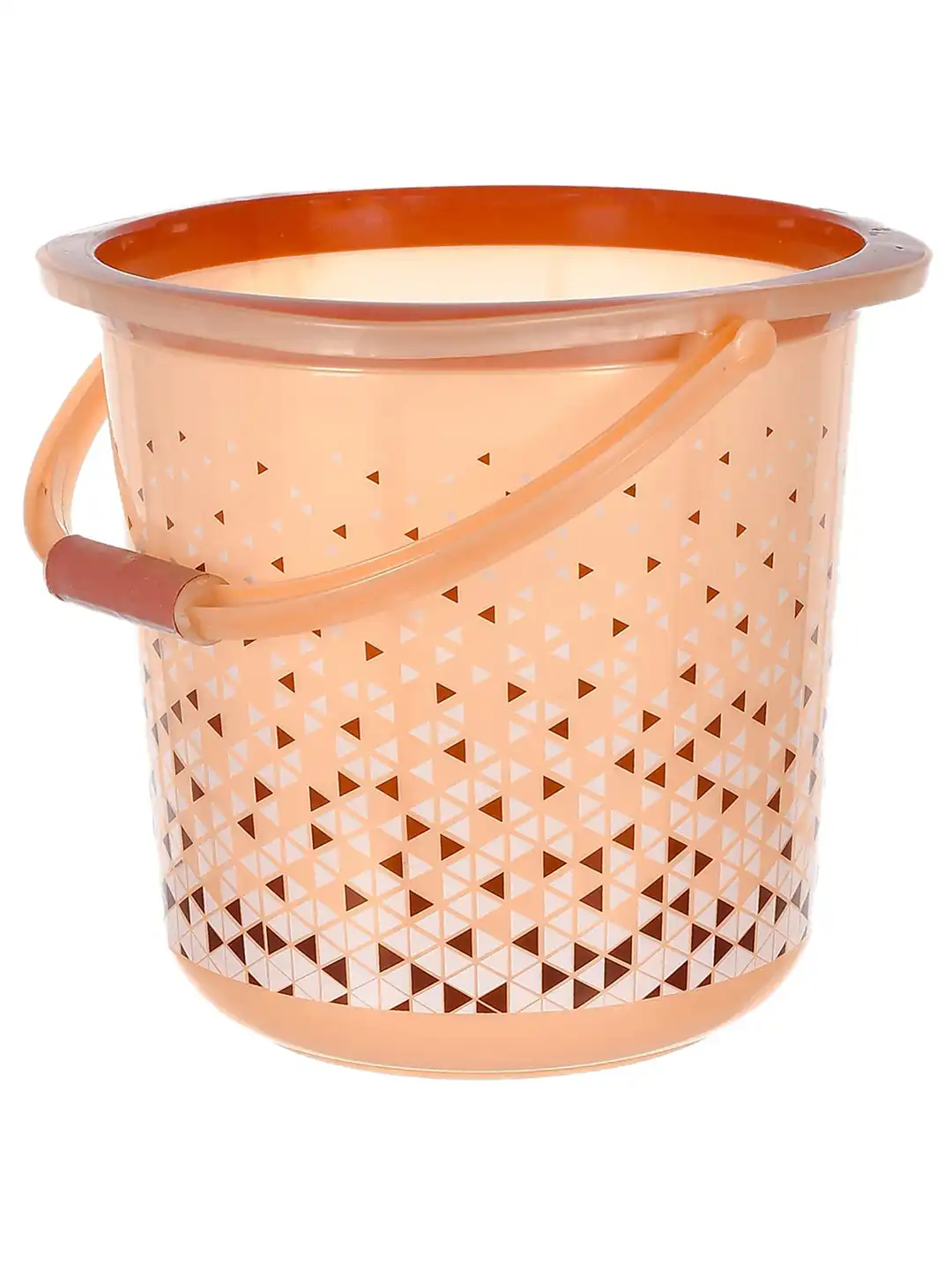 Buy Kuber Industries Brown 2 Pieces Printed Bathroom Buckets 18 L